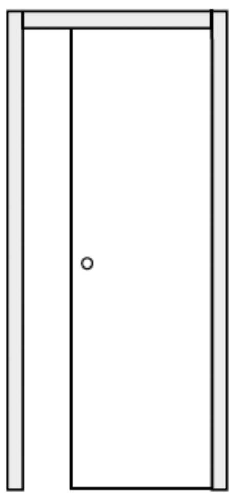 PORTA OLTRE MODELLO A SCORREVOLE INTERNA - SCHEGGIA SHOP